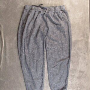 Patagonia Island Hemp Beach Jogger Pants Women Medium Blue Grey Organic Cotton